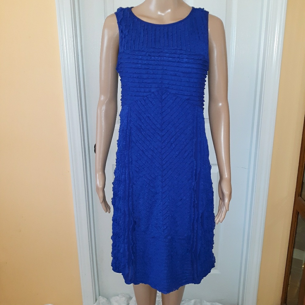 Joseph Ribkoff ruffled Jersey dress